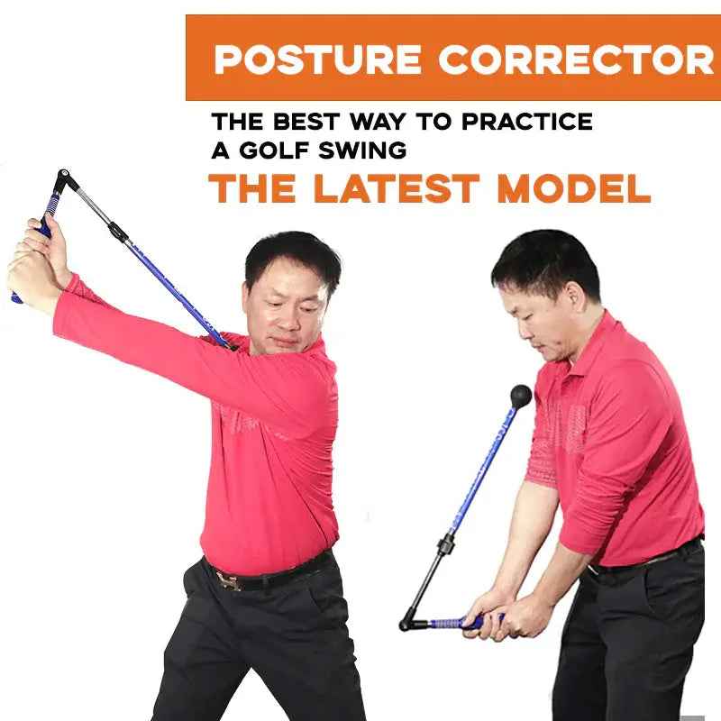 Golf Swing Training Aid Stick Posture Corrector Practice Swing Trainer Aid Improve Hinge,Forearm Rotation, Shoulder Turn–Light - North Fairways