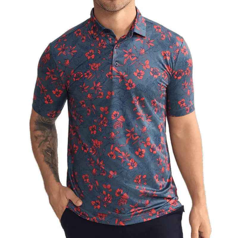 Mens Quick-Dry Golf Polo Shirt - North Fairways
