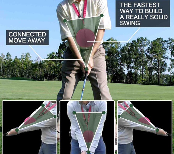 Smart Ball Golf Training Aid - Swing Trainer Aids Impact Golf Balls Arms Forearm Elbow between Posture Teaching Practice Equipment Tool - North Fairways